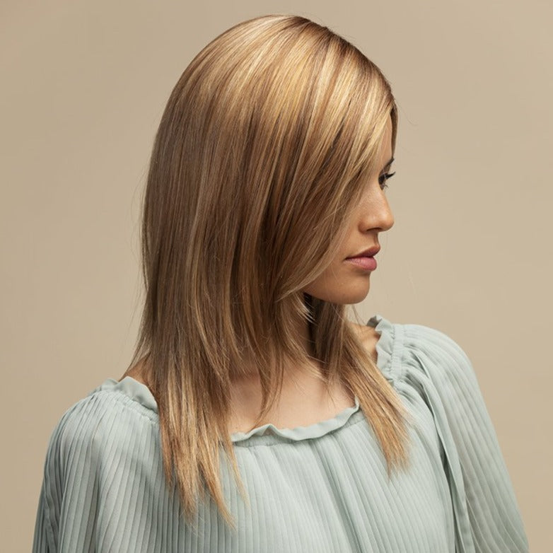 Erica | Synthetic Hair Lace Front Wig (Mono-Top) side angle