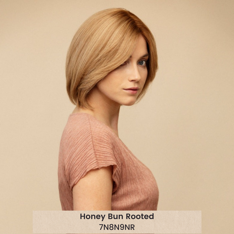 Hera 8 | Remy Human Hair Lace Front Wig (Hand-Tied) for alopecia from Dimples (model photo 4)