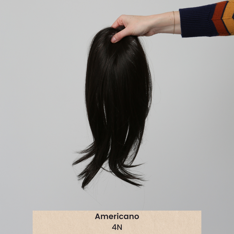 Clio 14 S | Heat Friendly Synthetic Hair Topper (Hand-Tied)