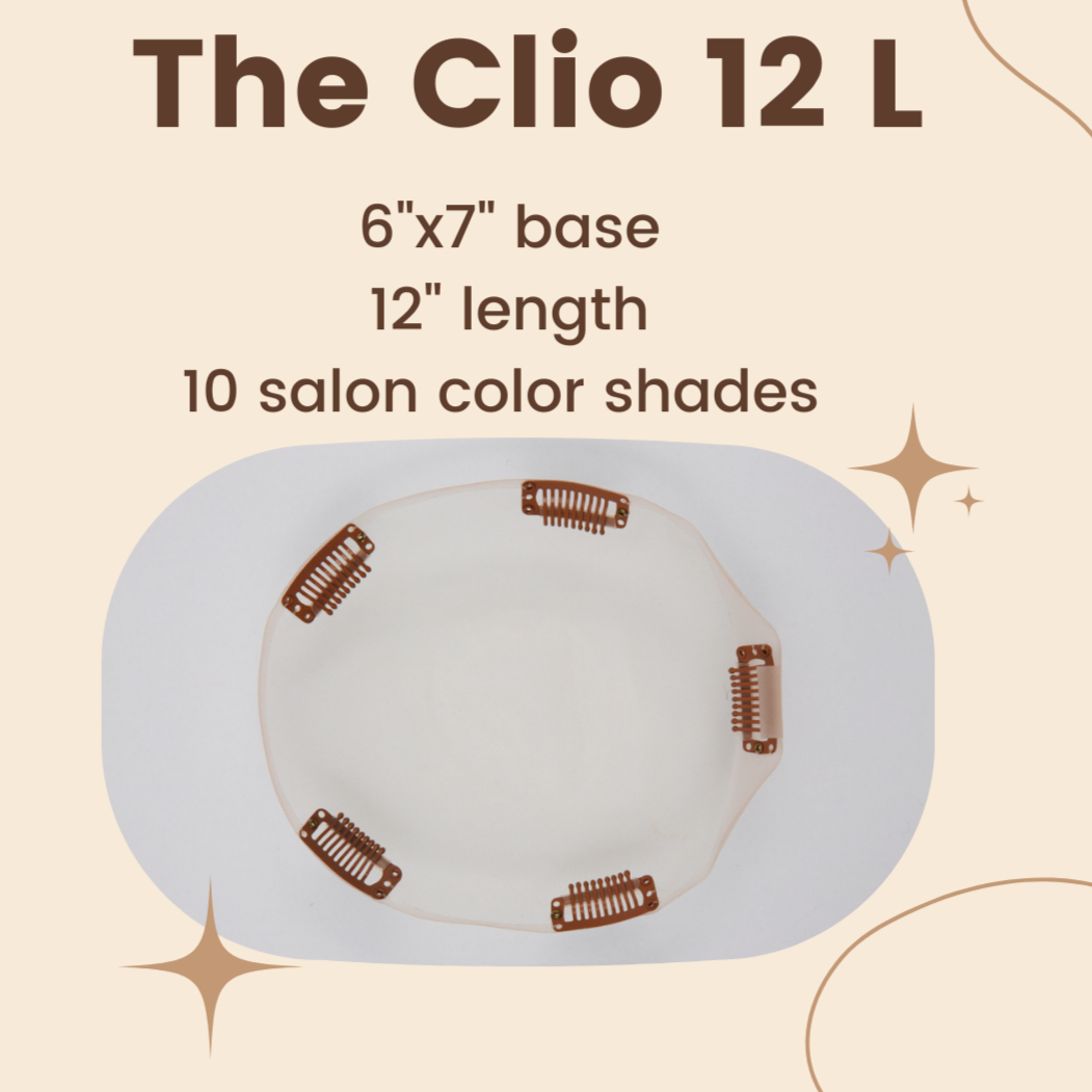 Clio 12 L | Remy Human Hair Topper (Hand-Made)