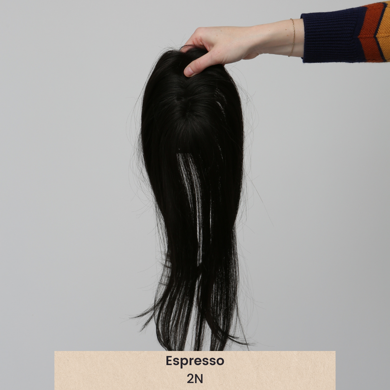 Clio 14 S | Heat Friendly Synthetic Hair Topper (Hand-Tied)
