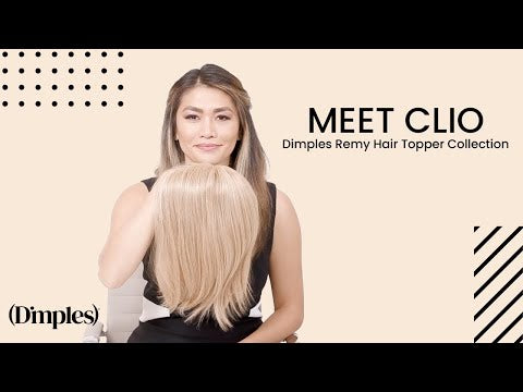 Clio 12 S | Remy Human Hair Topper (Hand-Made) Clio collection